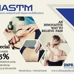 This graphic explains Instrument-Assisted Soft Tissue Mobilization (IASTM), an innovative way to relieve pain. We use these tools to break down scar tissue and fascial restrictions, promoting faster healing for athletes and fitness enthusiasts.