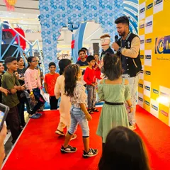 Nothing beats the energy of a live crowd. Here I am with Bunny, interacting with kids and families during a special Eid show at Inorbit Mall, Vashi. We know how to pull a crowd and keep them entertained.