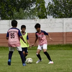 The heat of competition during our Intra Academy Football Championship. Here, our players learn to apply their skills in real match situations, developing crucial game sense and tactical awareness on the field.