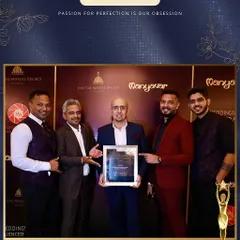 Receiving our 5th consecutive Platinum Award at the WeddingSutra Influencer Awards. We are honored and grateful for the continued recognition of our craft.