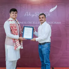 Presenting a certificate of completion. These programs are designed for visionaries who dare to think beyond ordinary business tactics.