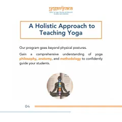 My teaching approach goes far beyond physical postures. In this program, you will gain a comprehensive understanding of yoga philosophy, anatomy, and teaching methodology to guide your future students with confidence and depth.