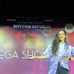 A closer look at the "Mega Showcase" stage. Seeing our students shine is the best reward. This event is a celebration of our entire community, from the performers to the supportive audience.