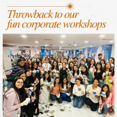 A throwback to a large and energetic corporate workshop. It's amazing to see an entire office come together, get creative, and bond as a team.