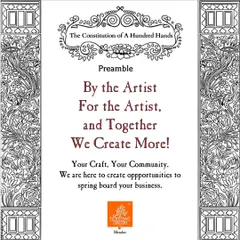 Our constitution is simple: By the Artist, For the Artist, and Together We Create More. We are here to create opportunities to springboard your business.
