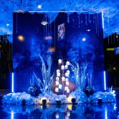 The magical, starry-night themed decor for a first birthday party. I capture the details that make your event unique.