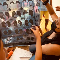 A Playmaker shows children a CT scan of lungs, turning a real-life event into a powerful, inquiry-based learning experience. This is what it means to be responsive to children's curiosity.