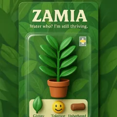 "Water who? I'm still thriving." That's the attitude of the Zamioculcas, or ZZ Plant. Its glossy leaves and unbothered nature make it one of our top recommendations for a truly easy-care plant.