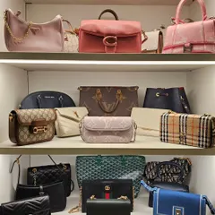 Your beautiful handbag collection shouldn't be hidden in dust bags. I believe in making your treasured items visible and accessible. This not only creates a stunning visual display but also ensures you enjoy your investments more often.