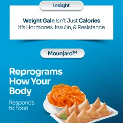 Persistent weight gain is often a result of hormonal imbalances and insulin resistance, not just calorie intake. My Mounjaro program is designed to reprogram how your body metabolizes food, addressing these core issues for effective, long-term weight management.