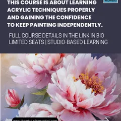 This course is about learning acrylic techniques properly and gaining the confidence to keep painting independently long after the class is over.