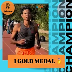 Proud to win another gold medal, this time in the 4x100 mixed relay at the National Masters Sports Championship. I believe in leading from the front and inspiring my athletes through action.