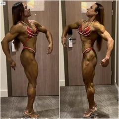This is the peak condition we aim for. My athlete IFBB Pro Nandita Rawat showcasing her physique, a result of precise training and nutrition.