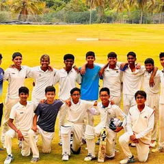 The Rxca Cole’s U16 team, preparing for the KSCA league. Building team camaraderie is as important as developing individual skills.