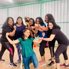 This picture is everything to me. It’s the power of our community, a group of strong women supporting each other. This is the energy you can expect in every single class.