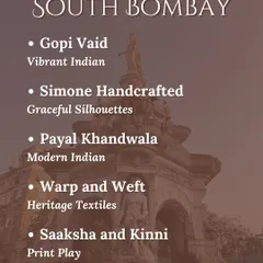 Exploring South Bombay's fashion scene. This list includes designers specializing in vibrant Indian wear, heritage textiles, and modern silhouettes.