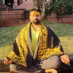 Dhyana, or meditation, is a journey inward. Here I am in a seated meditative pose, wrapped in a traditional shawl, focusing the mind to cultivate stillness and connect with a higher state of consciousness.