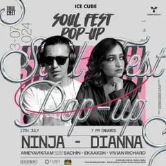 This poster for our Hubli pop-up features a lineup designed to create a unique energy, blending different styles of electronic music. It's an example of my city-specific event curation.