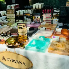 This is my setup at a recent pop-up in Kochi, showcasing the vibrant colors and textures of my handcrafted soaps and wellness products. Each item is made with natural ingredients, perfect for creating beautiful and thoughtful gift sets.