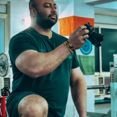 A moment of focus in the gym, my second home.