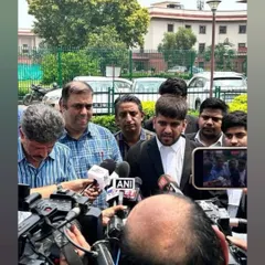 Addressing the media outside the Supreme Court following the historic judgment on Article 370. Representing Youth4PanunKashmir and the Global Kashmiri Pandit Diaspora in this constitutional matter was a profound responsibility.
