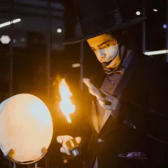 Magic can be theatrical and visually stunning. For a custom show designed for Jo Malone London, I incorporated elements like fire to create a dramatic and memorable brand experience that perfectly matched the luxury and mystique of their new fragrance.