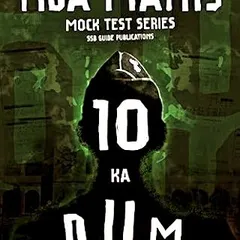 This is our '10 ka Dum' NDA Maths Mock Test Series. Practicing these mock tests is crucial to boost your speed and accuracy for the final exam. The link to get it is in my bio.