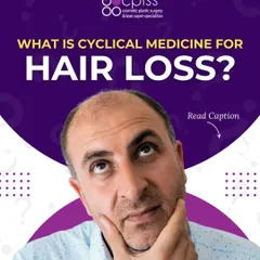 Cyclical Medicine is a strategic approach I use for treating hair loss. It involves rotating different vitamins and supplements in a planned schedule to provide comprehensive nutritional support to the hair follicles without overwhelming the body.