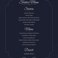 This is a sample of my festive menu, featuring starters, mains, and desserts to make your gathering unforgettable.