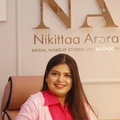 My office space at the Nikittaa Arora Bridal Makeup Studio & Academy. This is where the magic begins, from consultations to planning dream bridal looks.