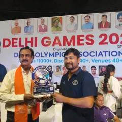 It is an honor to receive the Best Team Trophy for our Youth Team at the Delhi Games 2025. This award recognizes the talent and hard work of our young fighters.