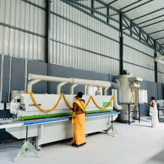 Blessing our new Biesse edge banding machine from Italy. This equipment ensures a seamless and durable finish on the edges of all our custom-made panels and cabinets.