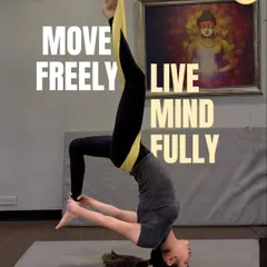 Flipping your perspective can change everything. In my classes, we use inversions like this not just to decompress the spine and improve circulation, but to build confidence and learn to trust our bodies in new ways.