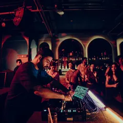 In the zone during a gig in Pune. I love the challenge of playing for a new audience and winning them over with my sound.