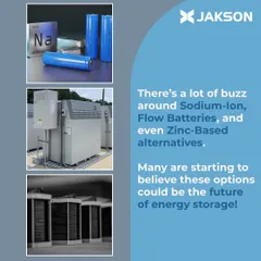 While lithium-ion is prevalent, we are always exploring the future of energy storage. This graphic highlights promising alternatives like Sodium-ion, Flow Batteries, and Zinc-based systems that could offer new pathways for efficiency and sustainability.
