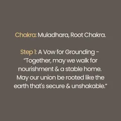 In Sanatana Dharma, both marriage (Vivaha) and yoga are sacred journeys of seven steps toward oneness. This series explores the Saptapadi, the seven vows of marriage, and maps them to the seven chakras, from the grounding vow of the root chakra to the shared vision of the crown.