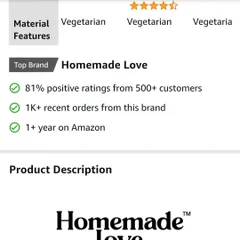 We are so grateful for the trust our customers have shown in us, making us a Top Brand on Amazon in just about a year. Your belief in our values means the world to us.