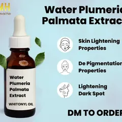 Target pigmentation and dark spots with our Water Plumeria Palmata Extract (WHITONYL OIL). It's a powerful skin-lightening active ingredient, ideal for creating brightening serums and spot treatments.