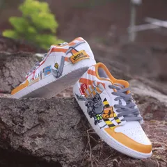 This project shows how I can tackle any idea. I designed these "Under Construction" themed sneakers for a ready mix concrete company, turning industrial elements like cranes and cement mixers into wearable art.