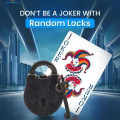 Don't be a joker and gamble with your home's security by using random locks. When safety is on the line, you need a reliable solution that you can count on every single time.