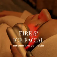 Our Fire & Ice Facial is known for delivering "Instant Korean Skin." It combines intense resurfacing with soothing hydration for immediate brightness and a smooth finish, making it perfect before a special event.