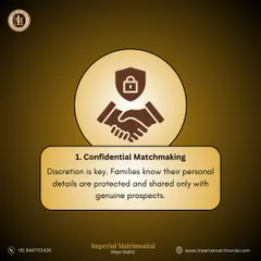 Discretion is the cornerstone of our service. With our confidential matchmaking process, your personal details are protected and shared only with genuine, handpicked prospects after receiving your consent.