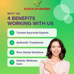 This graphic highlights the four core benefits of working with us. I am committed to providing care from trusted experts, using authentic treatments, pure herbal solutions, and a truly holistic wellness approach.