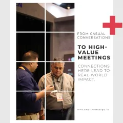From casual conversations to high-value meetings, this graphic illustrates how connections made at our expo lead to real-world impact.