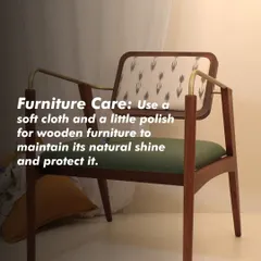 A simple but crucial tip for maintaining your wooden furniture's shine. A little bit of polish on a soft cloth goes a long way in protecting the wood and keeping it looking its best. This is the kind of care I put into every project, ensuring a long-lasting finish.