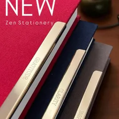 Some days call for gratitude, others for clarity, and some for a spark of inspiration. My Zen stationery collection, with its pure cotton notebooks and golden words, is a gentle reminder to pause and connect with your thoughts.