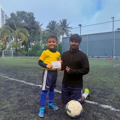Another Player of the Day award. We believe in celebrating the hard work and 100% effort our young athletes put into every session.