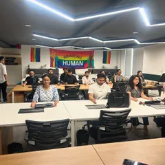 I had the pleasure of guiding a session at Zoo Media Network in Gurgaon on Yoga Day. The creative and enthusiastic energy in this room was incredible. Corporate yoga is a powerful way to build team morale and well-being.