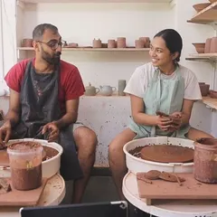 We believe our partnership works because we trust each other's skills and have defined roles. It's all about finding a rhythm and giving up a little control.