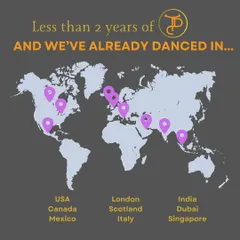 From the USA and Canada to London, Italy, and Dubai, my goal is to share the joy of dance across the globe. Where should we dance next?